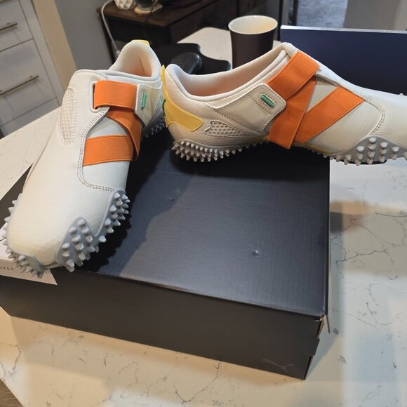 PUMA UR Mostro Communication 401719-02 Warm White Light Straw Men's Size 10 NEW - Picture 3 of 13